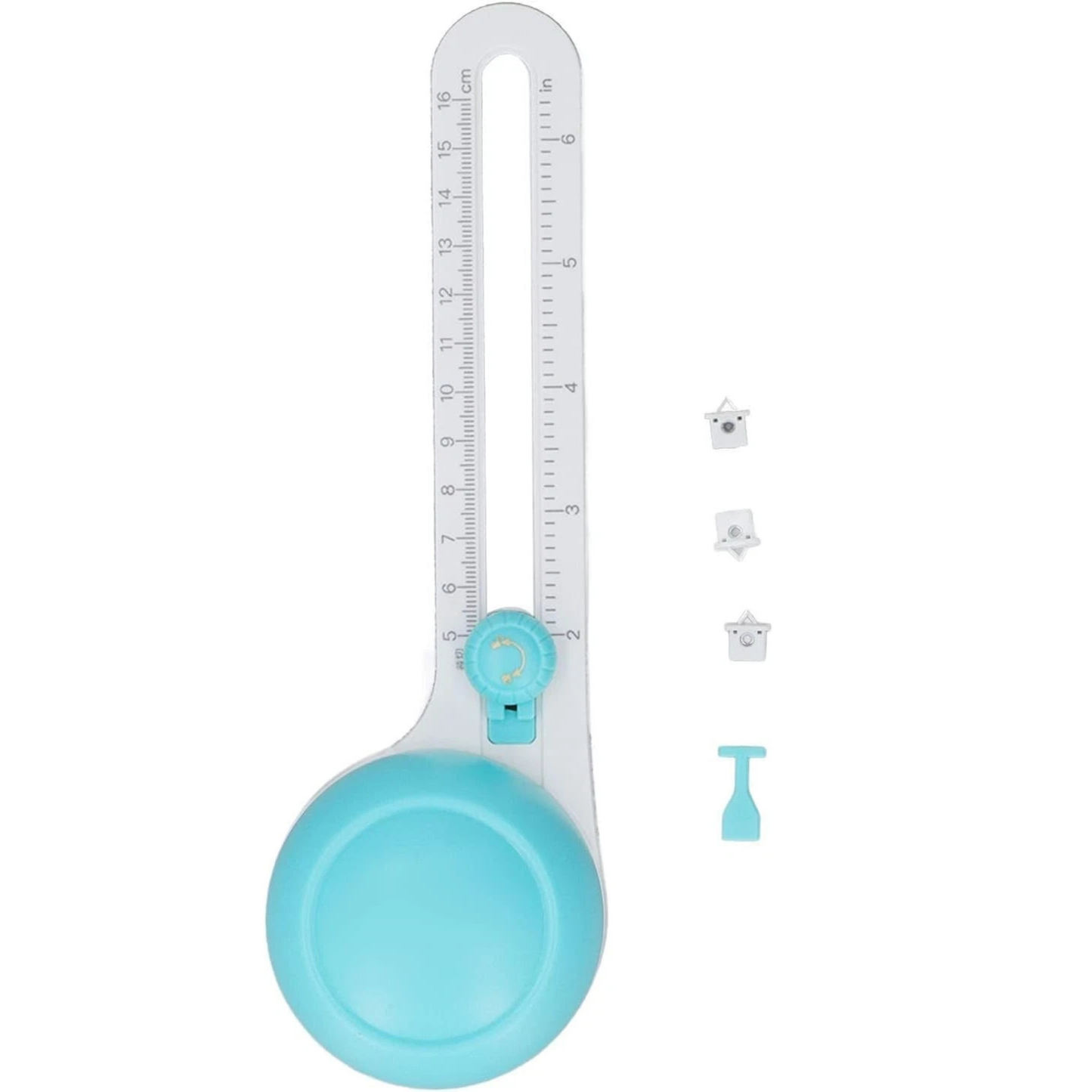 Circle Paper Cutter - Rotary Circle Cutter for Paper Crafts | Adjustable 4-12.5" | Multicolor