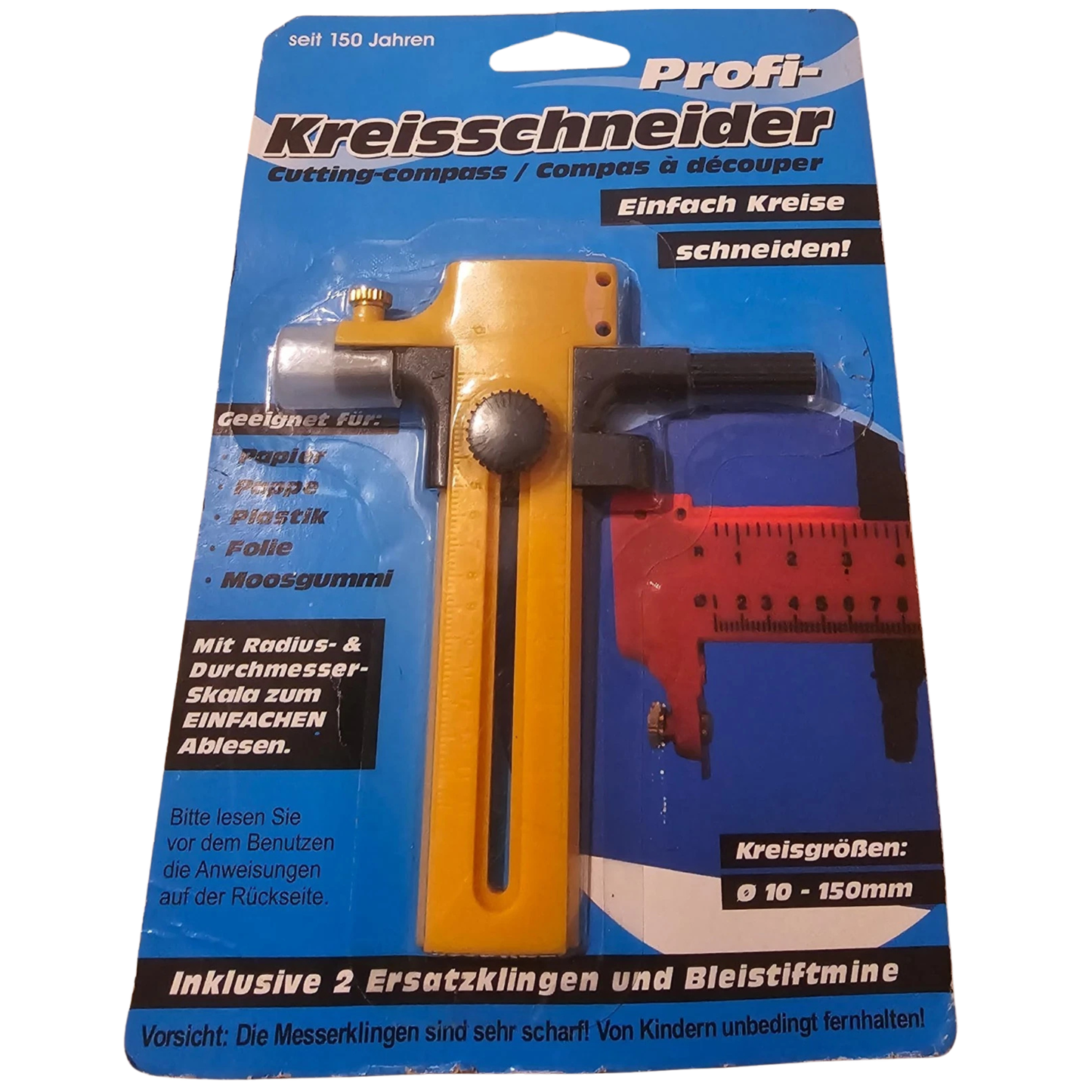 Circle Cutter Tool for Quilting & Fabric Crafts - Jakar | Adjustable 10-150mm