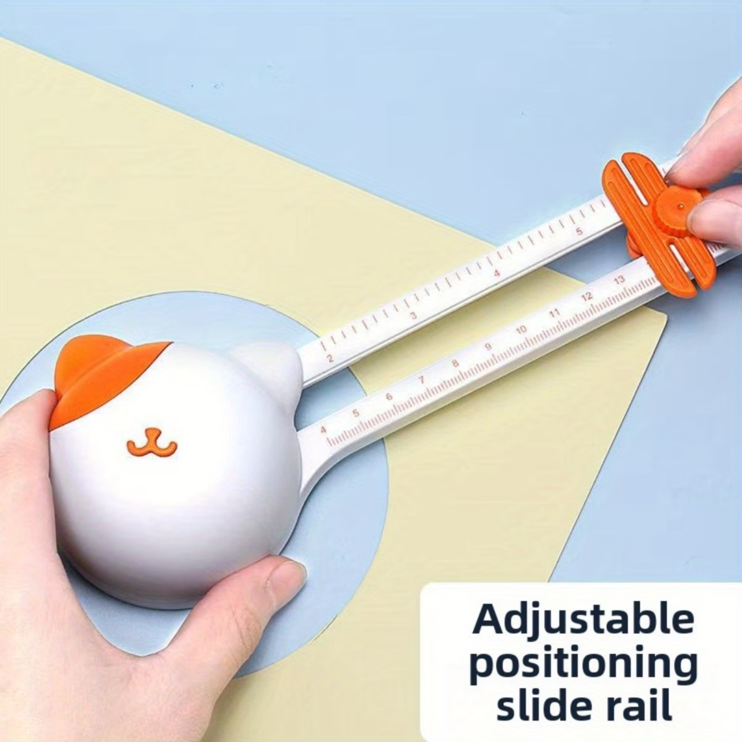 Circle Cutter Cat - Circular Paper Trimmer for Scrapbooking | Rotary Cutter | Back to School